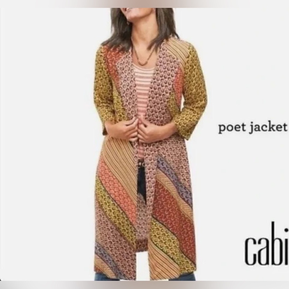CAbi Patchwork Poet Kimono Style Duster (Excludes Belt) Style Number 5664
